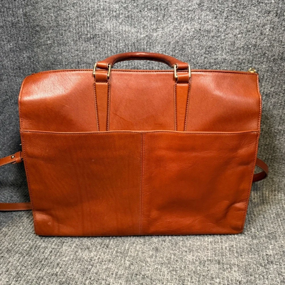 Brahmin Leather Briefcase Lrg 16